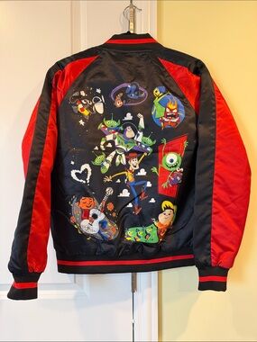 Pixar red and black Bomber Jacket